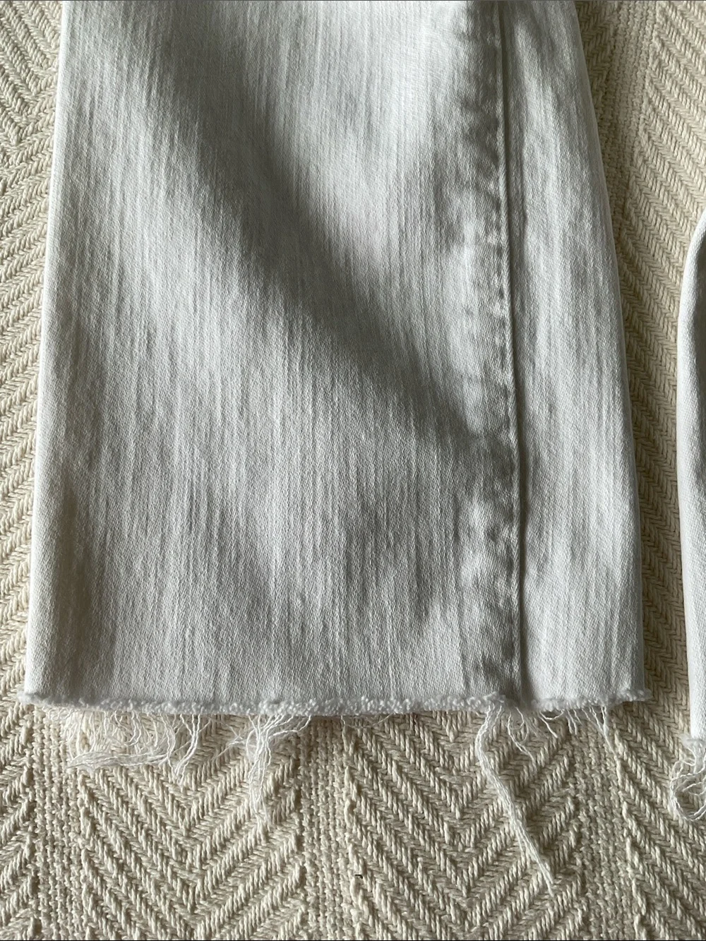 J. Crew Slim Straight Women’s Jeans — White, size 29, 25” inseam